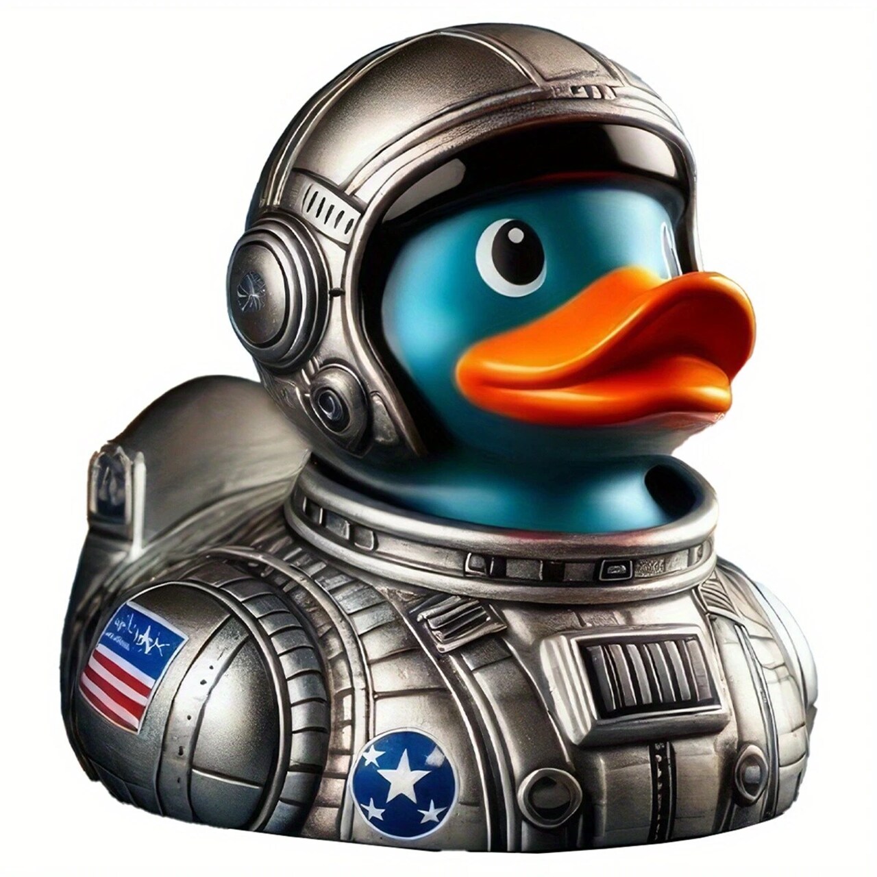 Resin Veteran Tribute Duck Figurine – Armed Forces Collectible Decor